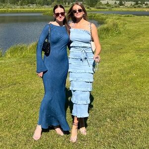 V Chapman Ruffle Dress